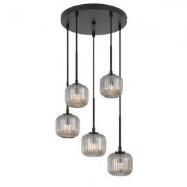 Telbix-Bobo Pendant Light - Bobo PE05-BKSM / Bobo PE05-Agom